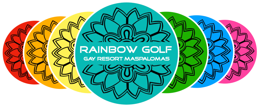 The Rainbow Golf logo